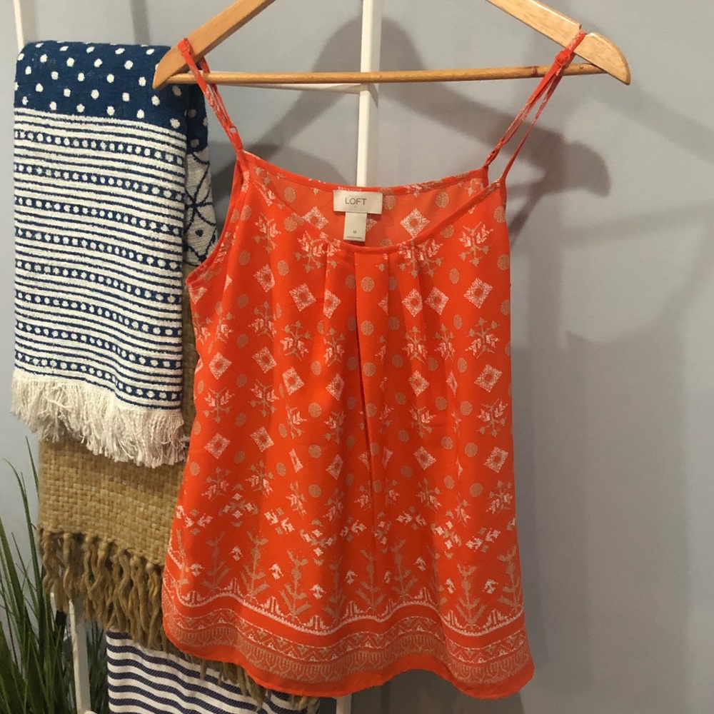 Loft Orange Top